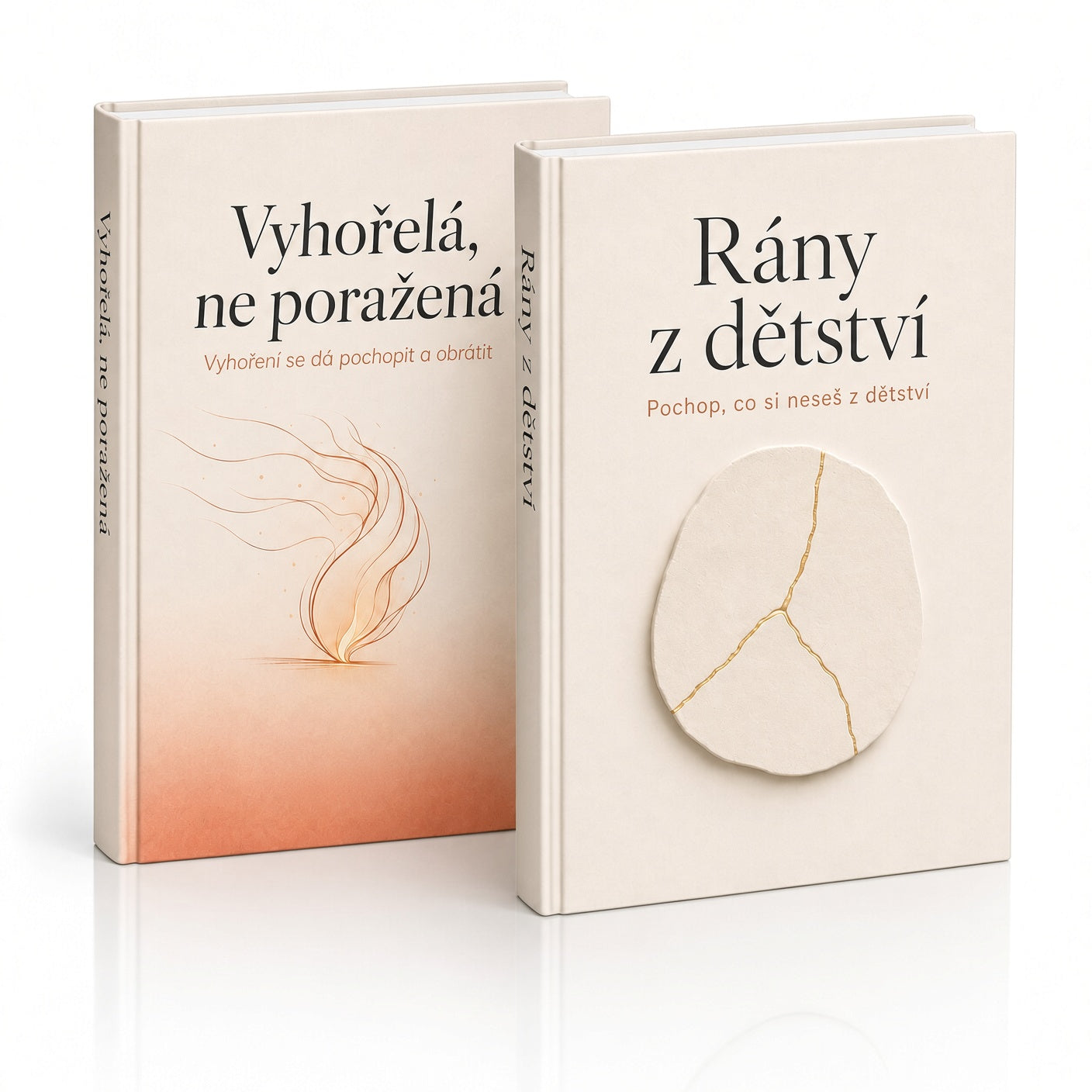 Sada 2 knih — Vyhořelá, ne poražená + Rány z dětství